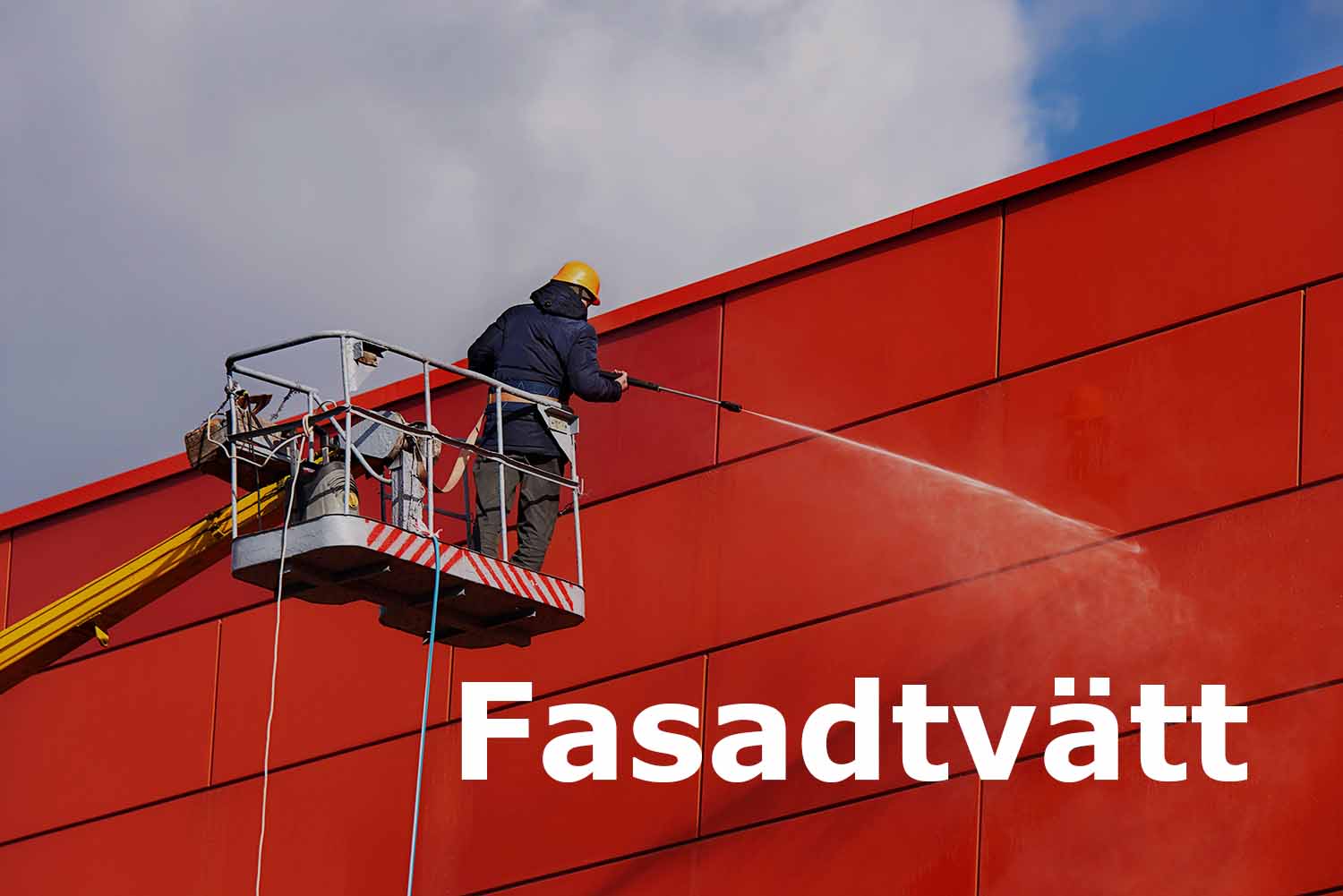 Professionell fasadtvätt i Halmstad, Hylte och Gislaved